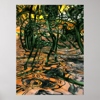 Alien Swamp Poster