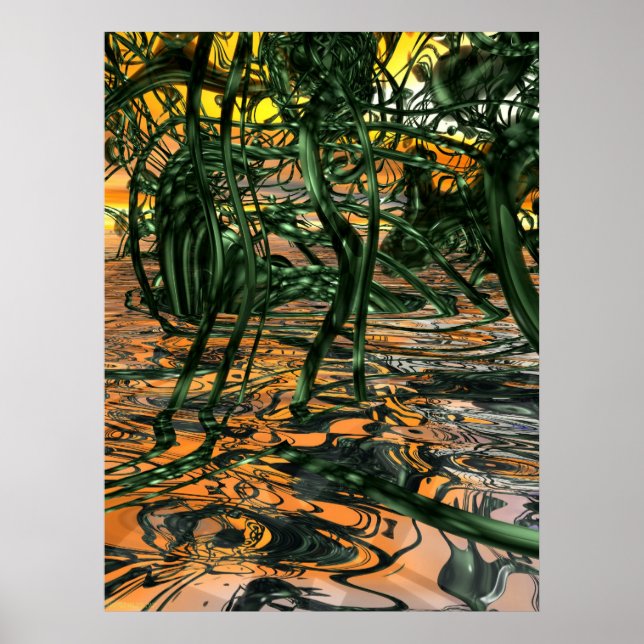 Alien Swamp Poster (Framsidan)