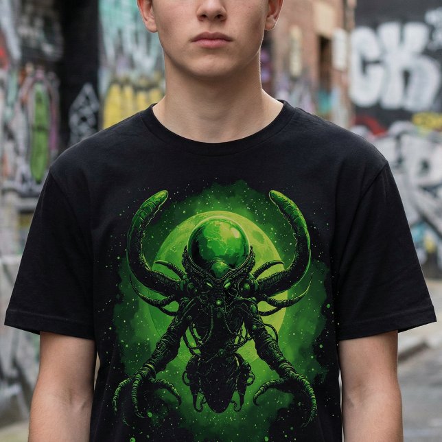 Alien T-Shirt | HP Lovecraft Kosmisk Skräck Tee (Skapare uppladdad)