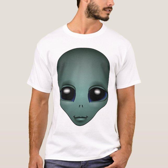Alien T-Shirt Manar Alien Shirts Unisex ET Shirts (Framsida)