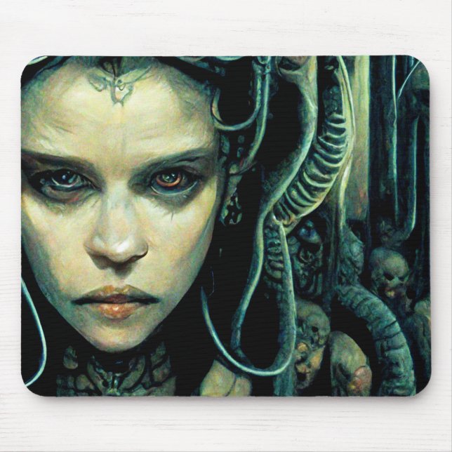 Alien Tech Girl Science fiction Musmatta (Framsidan)