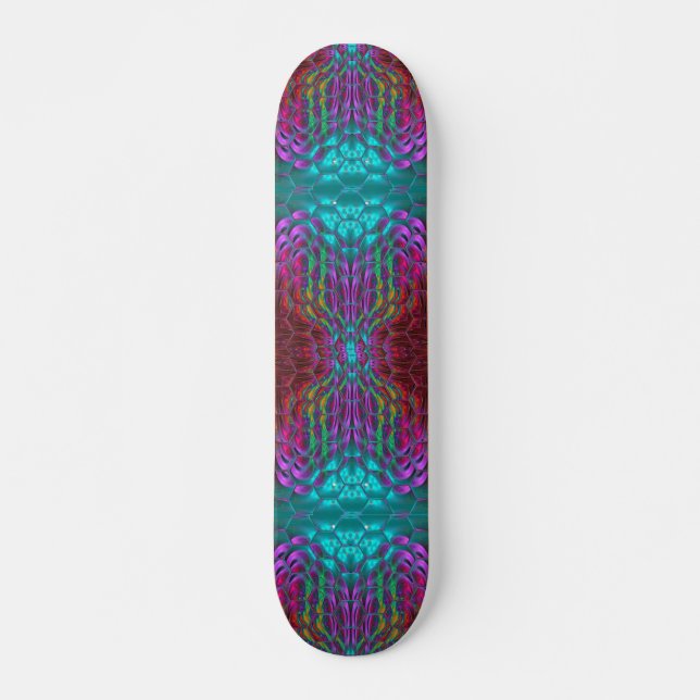 Alien Tech Tripp Deck Mini Skateboard Bräda 18,5 Cm (Framsida)