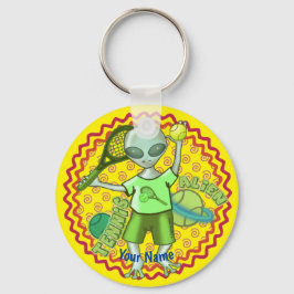 Alien Tennis-nyckelkedja Nyckelring