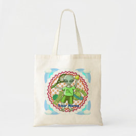Alien Tennis tote bag Tygkasse