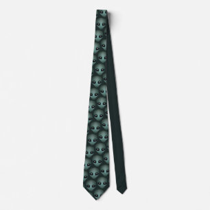 Alien Ties presenterar Grått Alien Necktie Alien A Slips