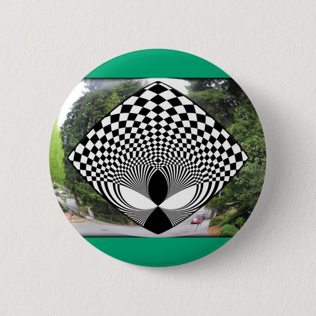 Alien Tittar på dig! Knapp (Framsida)