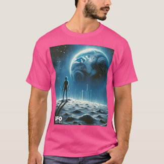Alien Tittar på en okänd planet T Shirt