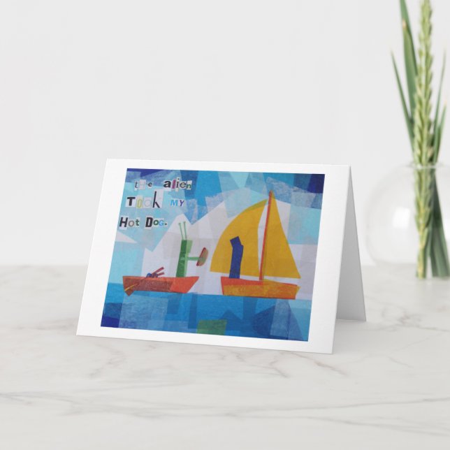 Alien tog min Hett Hund. Kort (Framsida)
