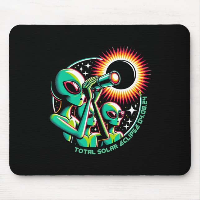 Alien Total Solar Eclipse 4.8.2024 Apparel Musmatta (Framsidan)