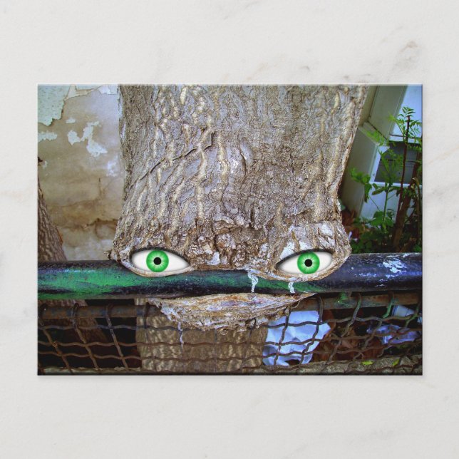 Alien träd vykort (Framsida)