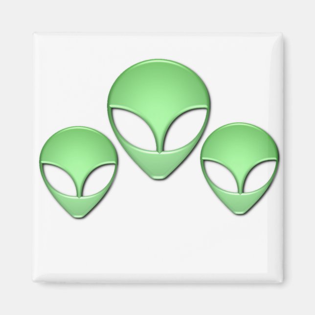 Alien Trio Magnet (Framsidan)