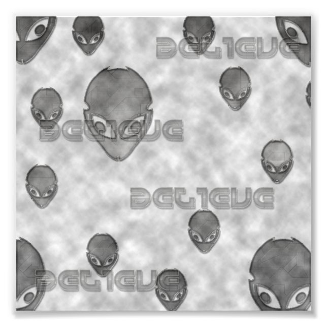 Alien Tro Fototryck (Framsidan)