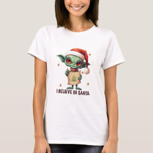 Alien, tror jag på tomten t shirt