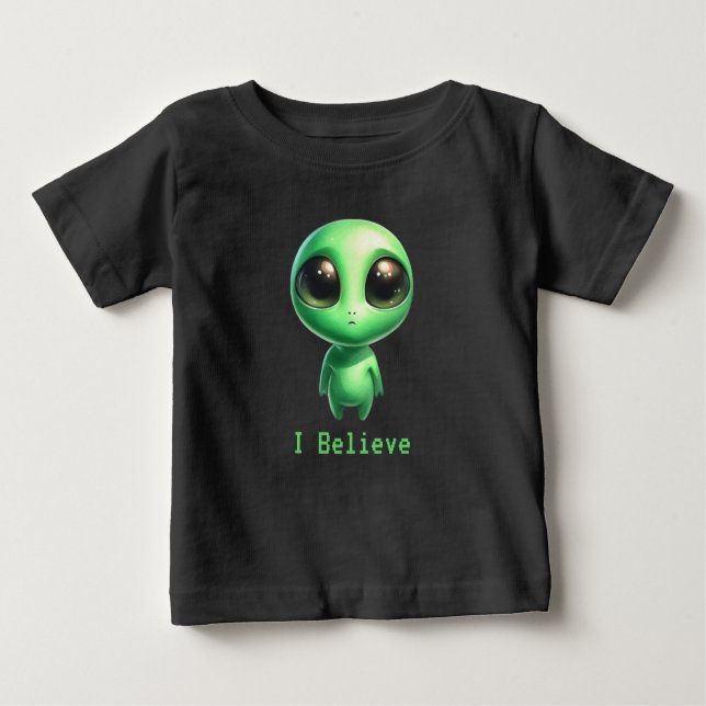 Alien - tror jag t shirt (Framsida)