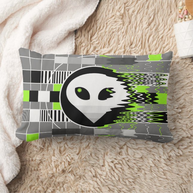 Alien TV dekorativ kudde lumbar (Filt)