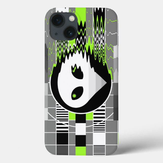 Alien TV iphone case (Baksida)
