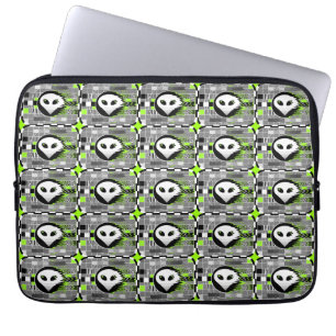 Alien TV Multi neoprene laptop sleeve 13 tum