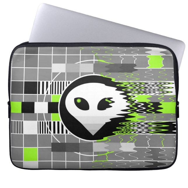 Alien TV neoprene laptop sleeve 13 tum (Framsidan)