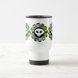 Alien TV Round-resedator mugg