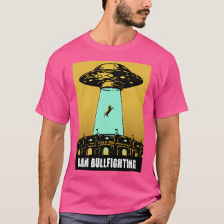Alien Ufo Bull Abduction T Shirt