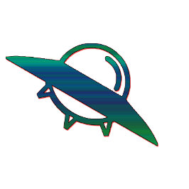 Alien UFO-fartyg Minimalistisk förkläde | Sci-Fi-k