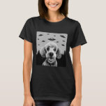 Alien UFO Funny Pudel Hund älskare Manar Women Kid T Shirt<br><div class="desc">utomjordingar,  utomjordingar,  rymd,  fart,  galaxer,  stjärnor,  måne,  planet,  science fiction,  universum,  astronaut</div>