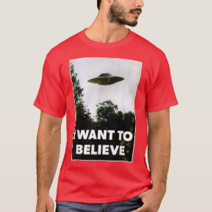 Alien Ufo Hunter, jag vill tro Ufo 2 T Shirt