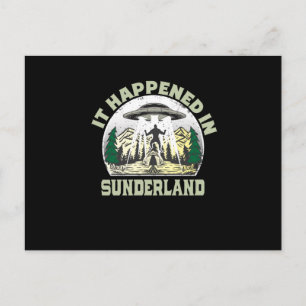 Alien UFO i sunderland City Vykort