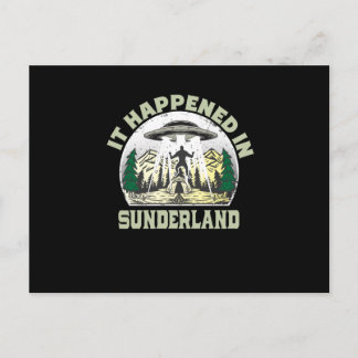 Alien UFO i sunderland City Vykort
