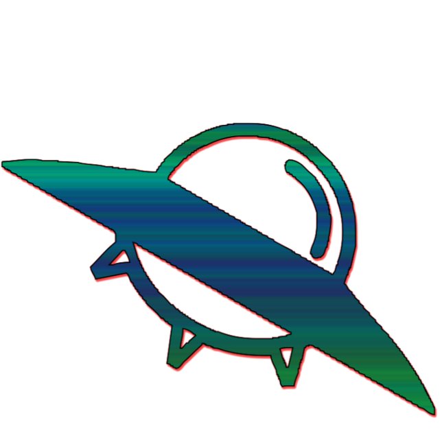 Alien UFO Ship Minimalist Apron | Sci-Fi Art Barnförkläde (Skapare uppladdad)