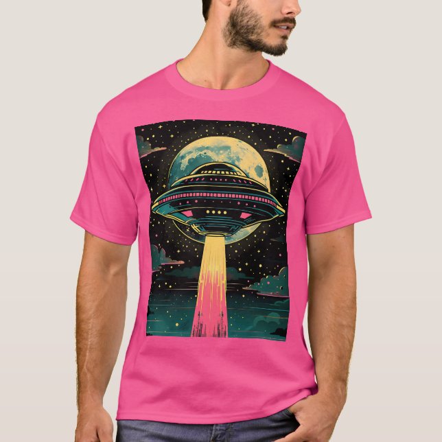 Alien Ufo T Shirt (Framsida)