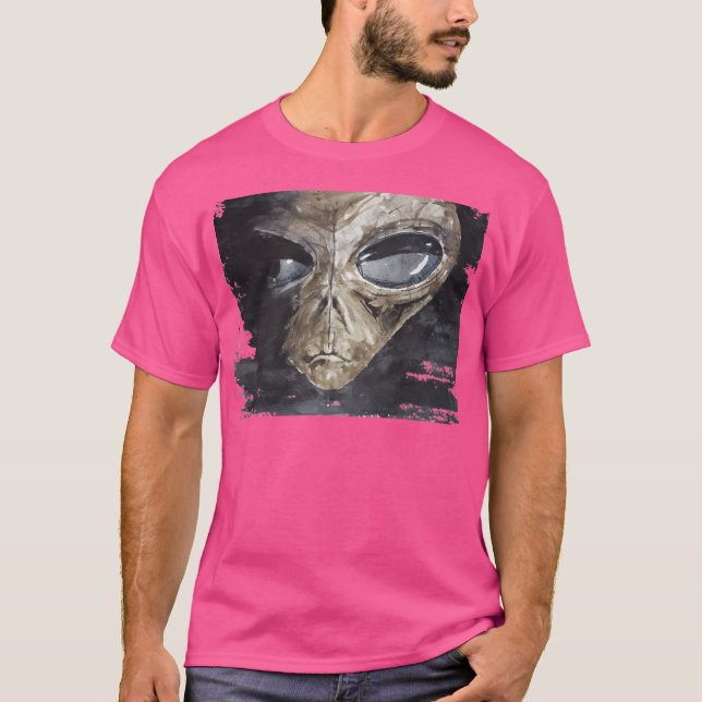 Alien Ufo X-filer T Shirt (Framsida)