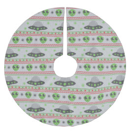 Alien Ugly jul Sweater Julgransmatta Borstad Polyester