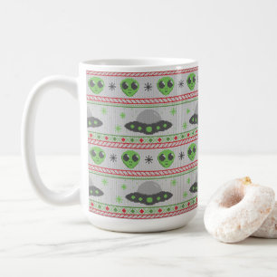 Alien Ugly jul Sweater Kaffemugg