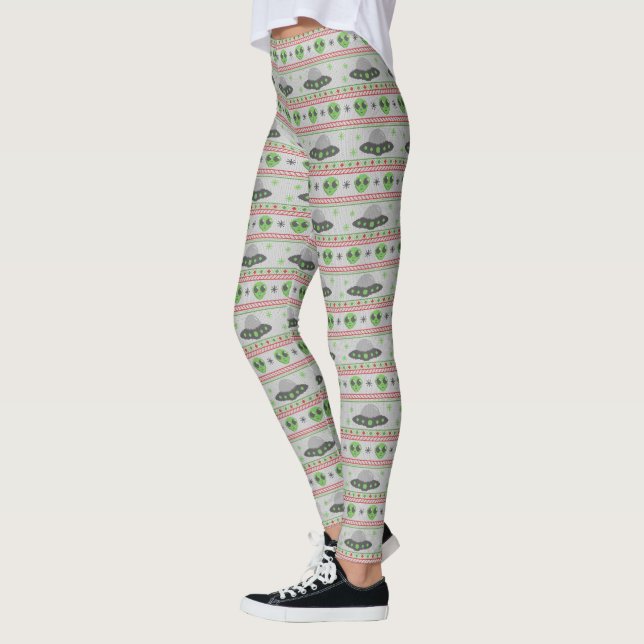 Alien Ugly jul Sweater Leggings (Vänster)