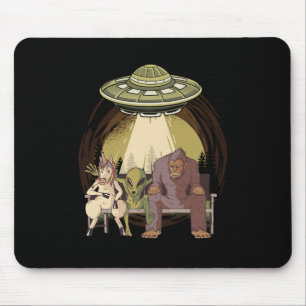 Alien Unicorn Bigfoot Utomjordingars UFO Believer Musmatta