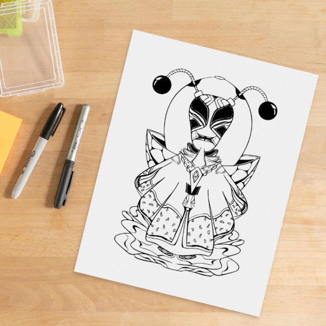 Alien: Unik skapelse av den här världsfärgen Poster (Skapare uppladdad)