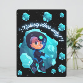 ALIEN, UNIVERSE, ROCKETSHIP, PLANET OCH ASTRONAUUT JULKORT