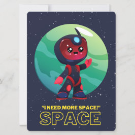 ALIEN, UNIVERSE, ROCKETSHIP, PLANET OCH ASTRONAUUT JULKORT