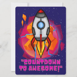 ALIEN, UNIVERSE, ROCKETSHIP, PLANET OCH ASTRONAUUT JULKORT