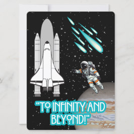 ALIEN, UNIVERSE, ROCKETSHIP, PLANET OCH ASTRONAUUT JULKORT