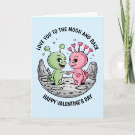 Alien Valentine Kort