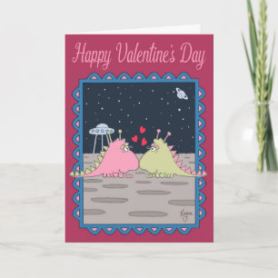 ALIEN VALENTINE Valentine Day Card Kort