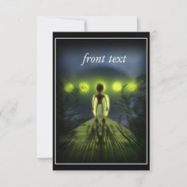 Alien Visitor Inbjudningar