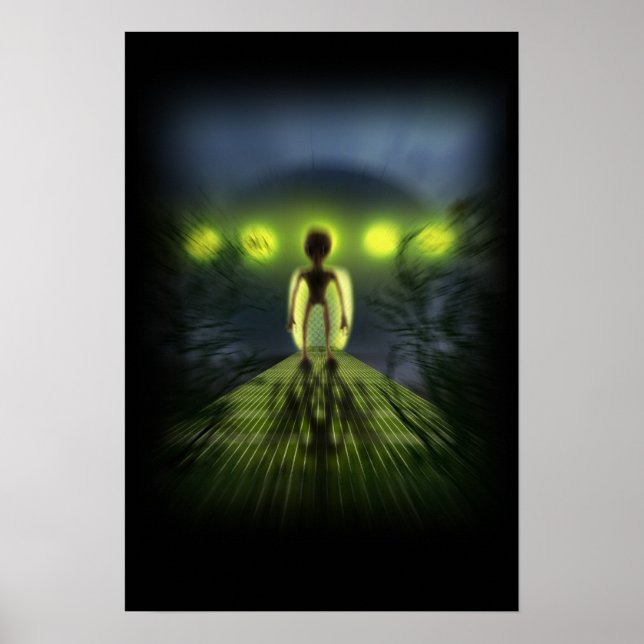 Alien Visitor Poster (Framsidan)