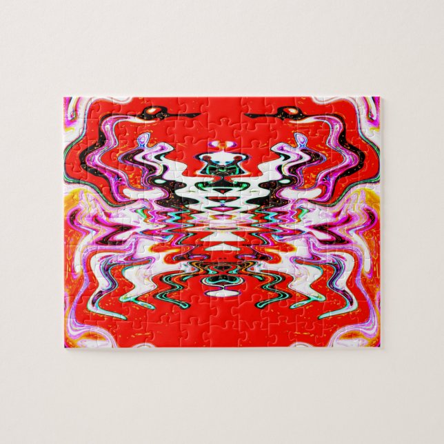 Alien vulcano-sprit pussel (Horisontell)