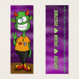 Alien w/Citat, lyckokort Litet Visitkort