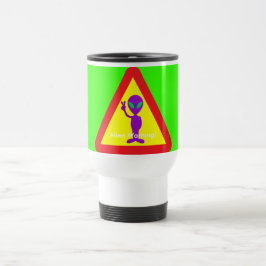 Alien Warning Lila Alien Caution Sign Resemugg