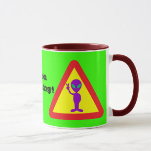 Alien Warning Mugg