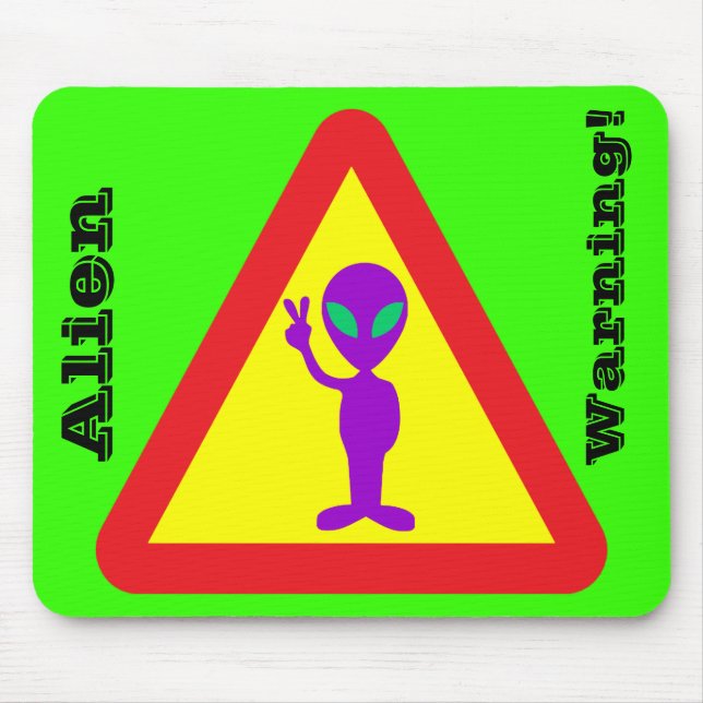 Alien Warning Musmatta (Framsidan)